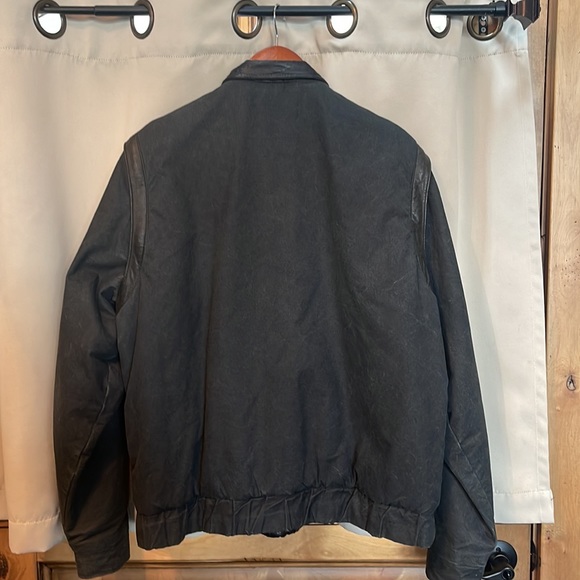 Mens Genuine Leather (Shell) Leather Jacket.  EUC. - Picture 9 of 16